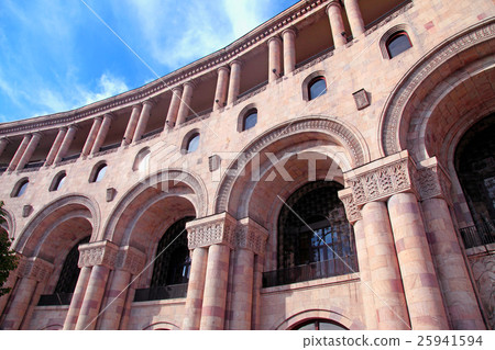 historic building with columns, Yerevan, Armenia 25941594