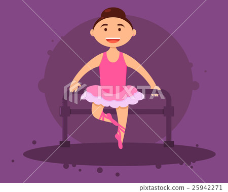 Cute girl ballerina Cute girl ballerina 25942271