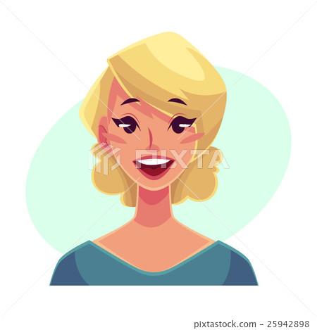 Pretty blond woman, wow facial expression Pretty blond woman, wow facial expression 25942898
