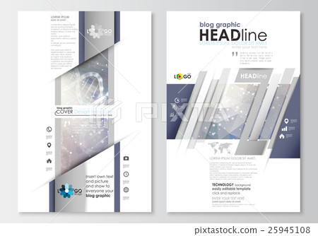 Blog graphic business templates. Page website 25945108