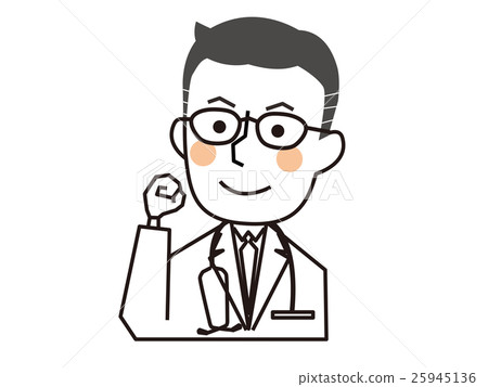 Doctor (Simple) Bust up gut pose Doctor (Simple) Bust up gut pose 25945136