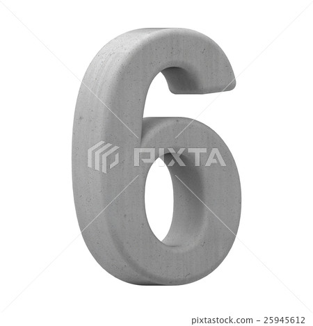concrete number 6 25945612