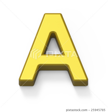 Matte gold font A Matte gold font A 25945785