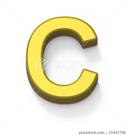 Matte gold font C Matte gold font C 25945786