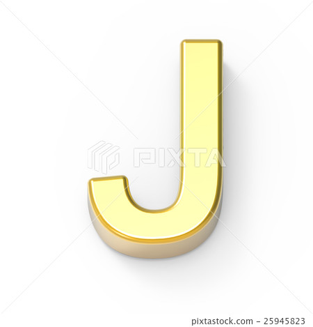 Matte gold font J 25945823