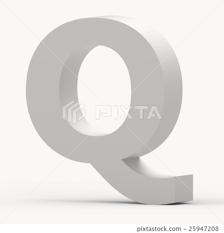 Matte grey font Q Matte grey font Q 25947208