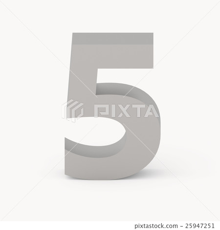 matte grey number 5 25947251