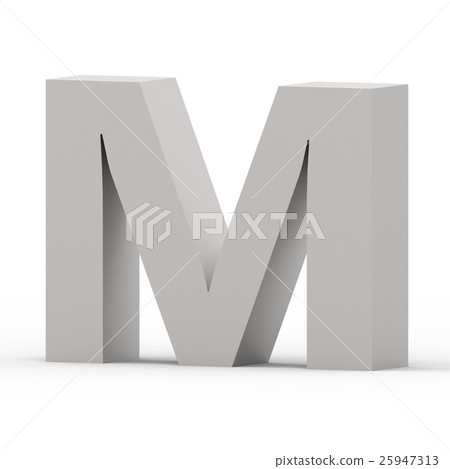 Matte grey font M Matte grey font M 25947313