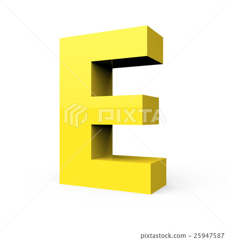 Matte light yellow font E Matte light yellow font E 25947587