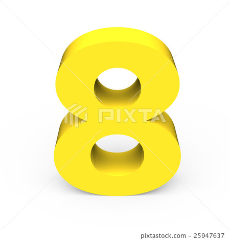 light yellow number 8 light yellow number 8 25947637