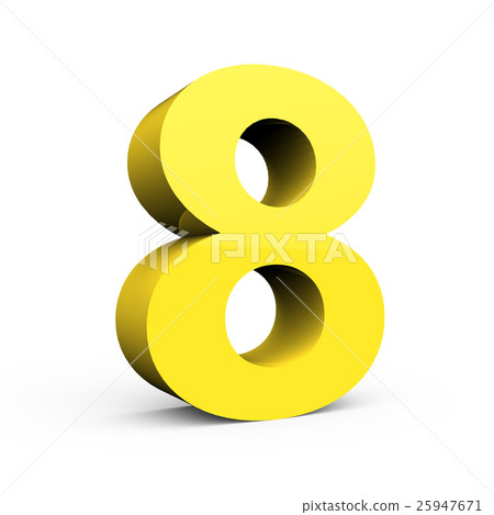 light yellow number 8 light yellow number 8 25947671