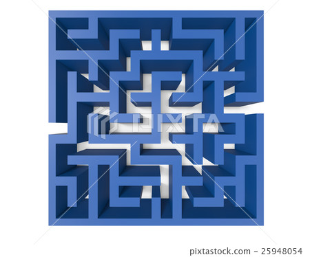 3d rendering maze 25948054