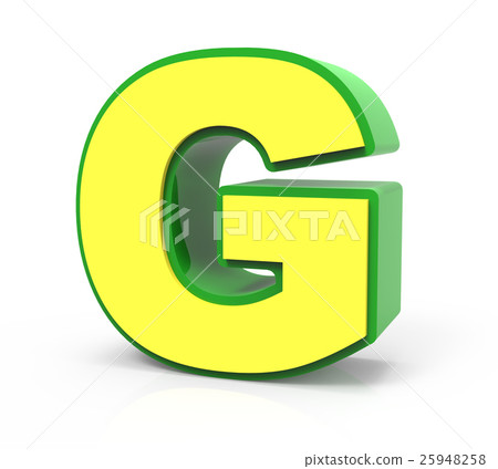 3D Toy letter G 25948258