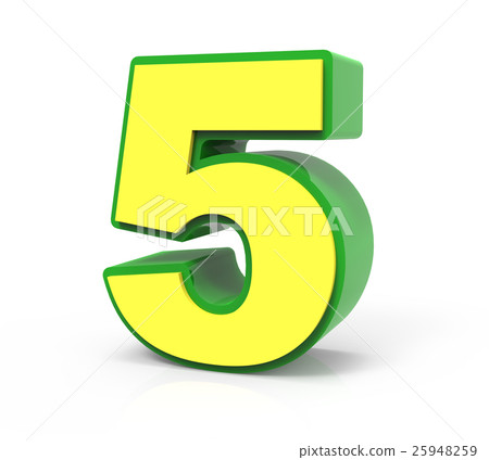 3d Christmas number 5 3d Christmas number 5 25948259
