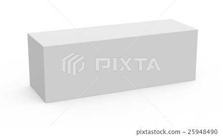 long box template box model - Stock Illustration [25948490] - PIXTA