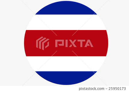 Costa Rica flag ,Original and simple Coata Rica 25950173