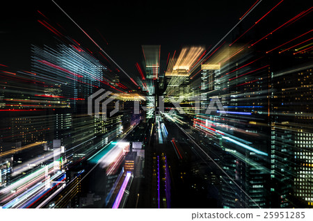 城市的夜景 城市的夜景 25951285