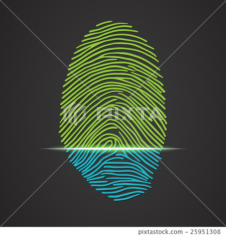 Electronic fingerprint scanner identification 25951308