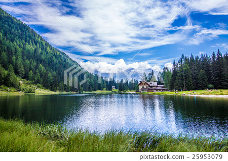 The lake Nambino in the Alps, Trentino, Italy 25953079