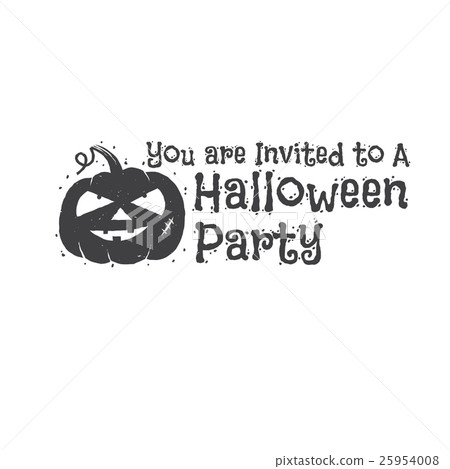 Halloween vintage badge, emblem or label. Halloween vintage badge, emblem or label. 25954008