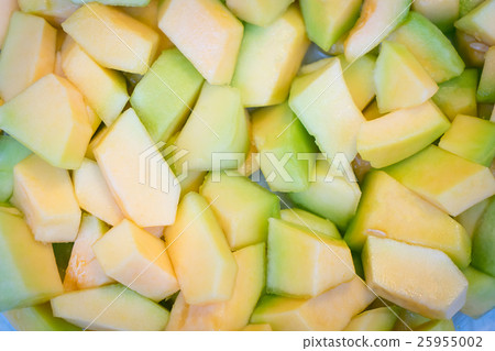 Bunch Thai Melon texture background 25955002