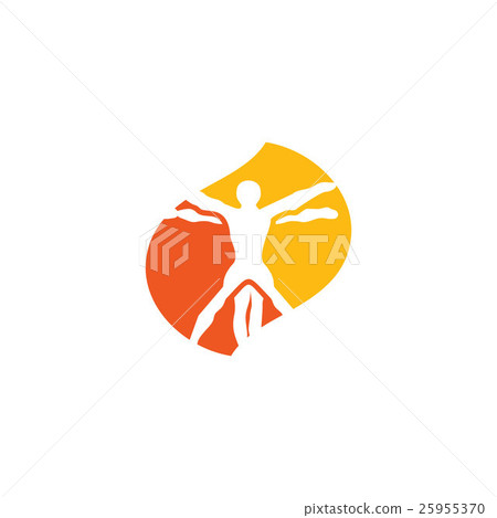 Vetruvian man sign. Vector Illustration 25955370