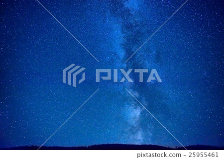 Night dark blue sky with many stars Night dark blue sky with many stars 25955461
