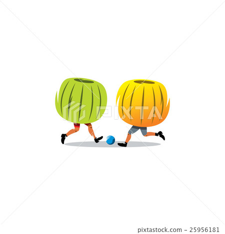 Bumper Ball. Sport game. Vector Illustration. Bumper Ball. Sport game. Vector Illustration. 25956181