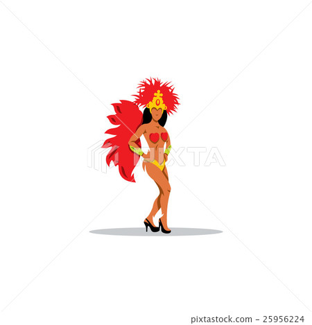 Brazilian Samba. Vector Illustration. 25956224