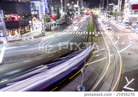 Toyohashi Ekimae在晚上 25956276
