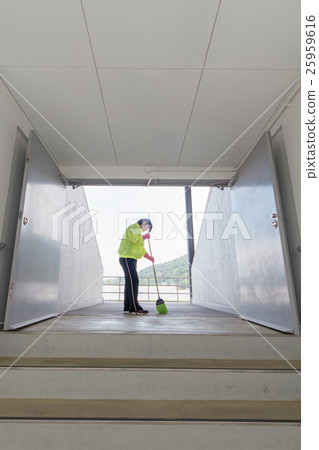 Facility work staff 25959616