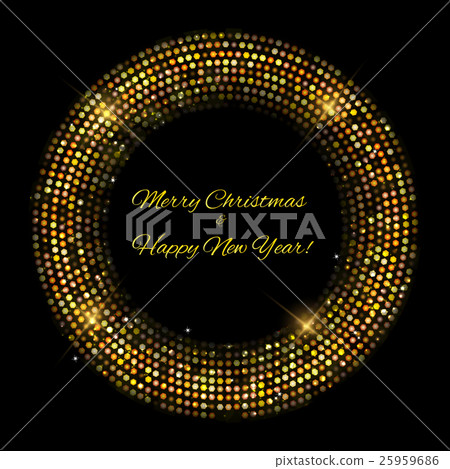 Gold sparkles Banners. Abstract Beauty Merry 25959686