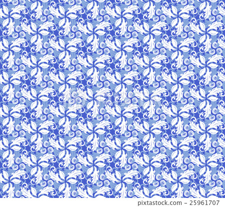 Floral Fine Seamless Vector Pattern Floral Fine Seamless Vector Pattern 25961707
