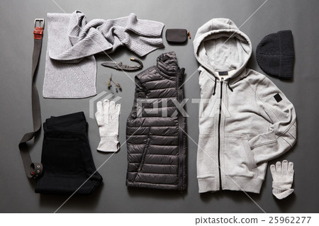 Modern men's clothing and accessories 25962277