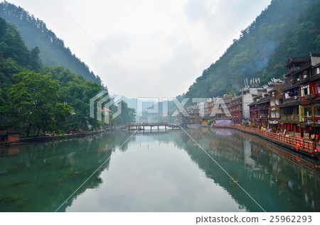 Fenghuang is old town at China 25962293