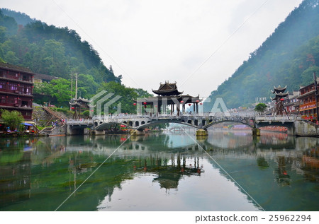 Fenghuang is old town at China 25962294