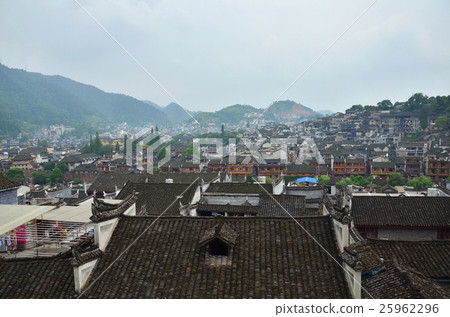 Fenghuang is old town at China 25962296