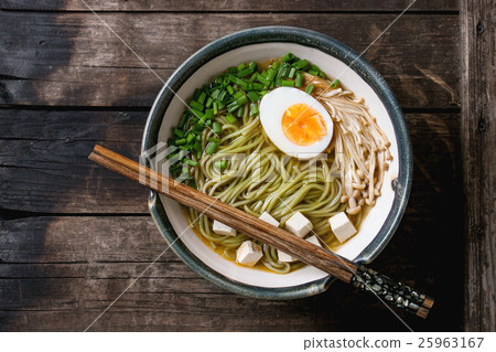 Asian noodle soup Asian noodle soup 25963167