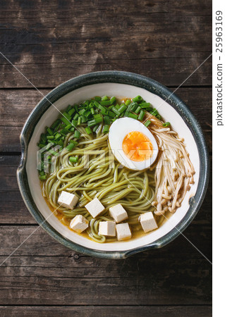 Asian noodle soup Asian noodle soup 25963169