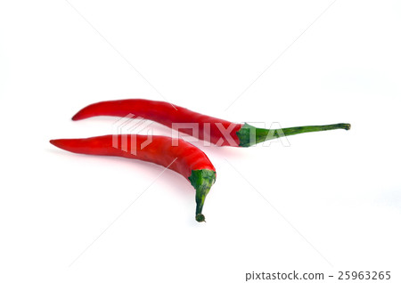 Chili pepper isolated on white background 25963265