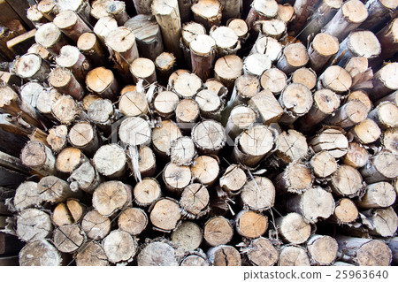 pile of wood pile of wood 25963640