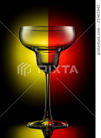 Empty margarita glass Empty margarita glass 25963942