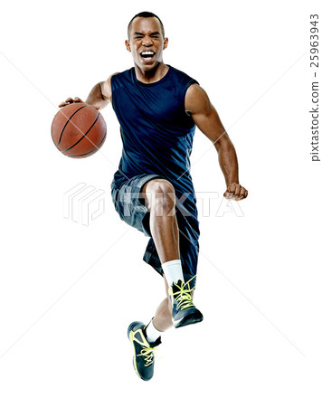 basketball player  man Isolated  25963943