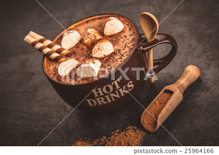 Cup of hot chocolate Cup of hot chocolate 25964166