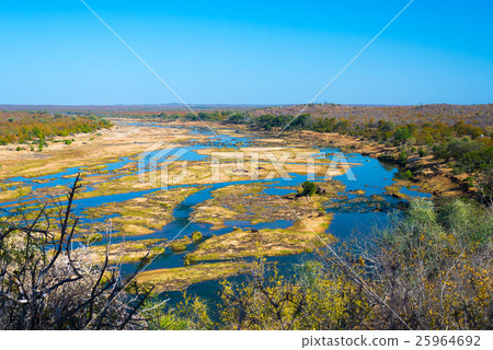 Olifants river, scenic and colorful landscape 25964692