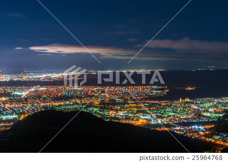 [北海道]札幌的夜景[出岩山] 25964768