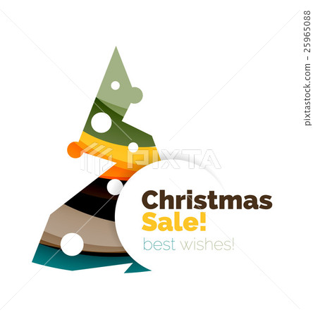 Christmas and New Year sale banner 25965088