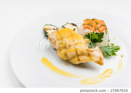 chicken breast with rice 25967630