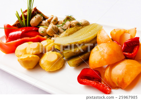 plate of pickles plate of pickles 25967985