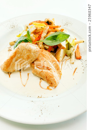 chicken with vegetables chicken with vegetables 25968347